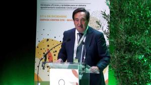 El presidente de Asaja y vicepresidente de la COPA-COGECA, Pedro Barato, en el III Encuentro Internacional Renowagro.