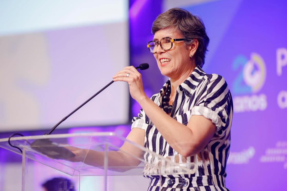 AME3057. SAO PAULO (BRASIL), 04/12/2024.- Fotografía cedida por ApexBrasil de la directora de negocios de la agencia de promoción de exportaciones e inversiones de Brasil (ApexBrasil), Ana Paula Repezza. Incluir a emprendedoras y compañías lideradas por mujeres en el mercado de exportación es fundamental para fortalecer la economía brasileña y apoyar la apuesta del Gobierno por atender una demanda reprimida en un país donde ellas representan más de la mitad de los 212 millones de habitantes. EFE/ Apexbrasil /SOLO USO EDITORIAL/SOLO DISPONIBLE PARA ILUSTRAR LA NOTICIA QUE ACOMPAÑA (CRÉDITO OBLIGATORIO)