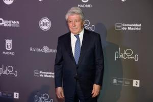 El presidente de EGEDA, Enrique Cerezo, durante la presentación de la XI Edición de los Premios Platino del audiovisual Iberoamericano. EFE/ Juanjo Martín