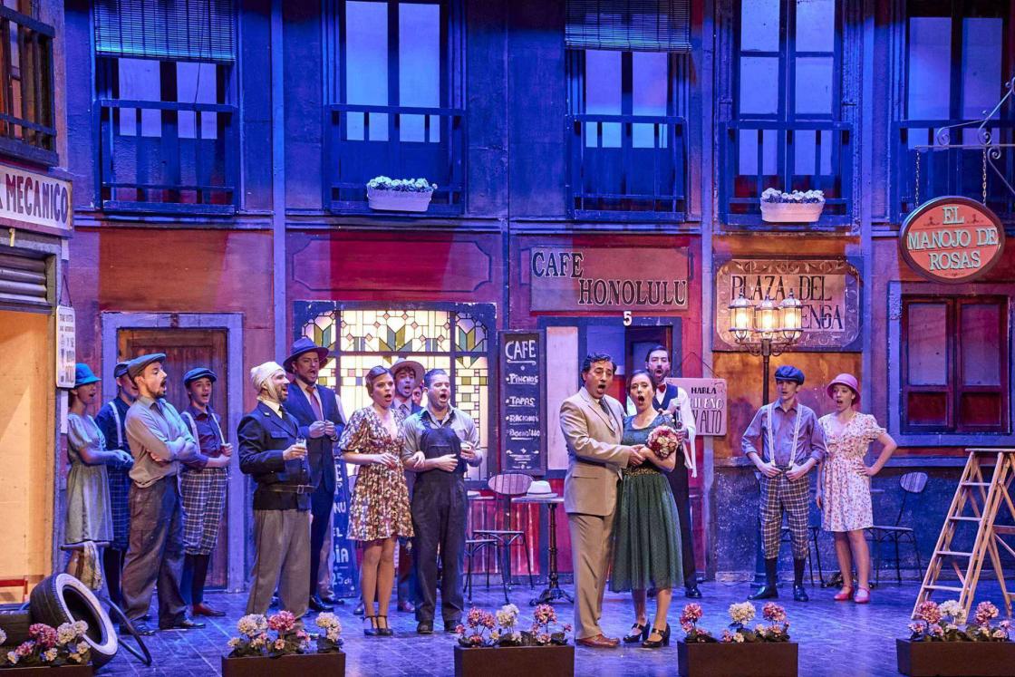 Imagen de una representación de zarzuela, en Madrid.