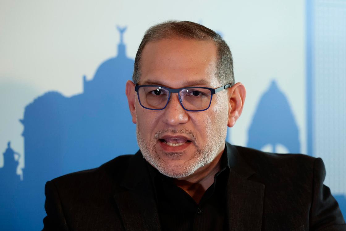 Leonardo J. Collado, head of Value-Added Services (VAS) for Visa Latin America and the Caribbean, participates in the Visa Latin America Seller Summit Latam 2025 in Mexico City (Mexico). EFE/ José Méndez 