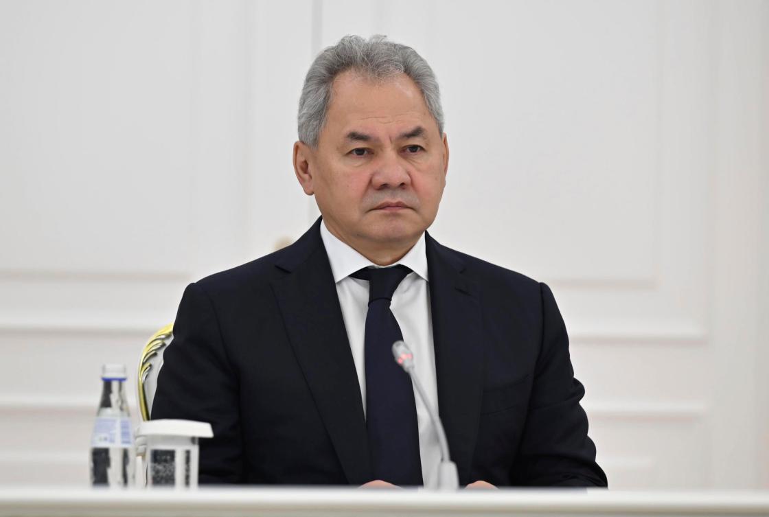 Russian Security Council Secretary Sergei Shoigu during his meeting Wednesday in Astana (Kazakhstan) with Kazakh President Kassym-Jomart Tokayev to discuss regional security cooperation. EFE/Kazakh Presidency EDITORIAL USE ONLY / AVAILABLE ONLY TO ILLUSTRATE THE ACCOMPANYING NEWS STORY (MANDATORY CREDIT)