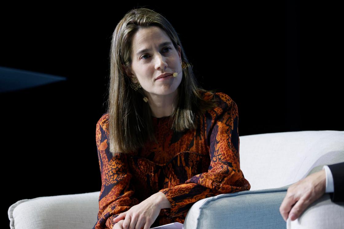 Special Advisor on Gender and Diversity to the President of the Inter-American Development Bank, Diana Rodríguez Franco, takes part in the second day of the 2025 Annual Meetings of the IDB and IDB Invest Boards of Governors, this Thursday in Santiago, Chile. EFE/Elvis González 