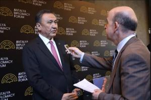 El secretario general de la OTS, Kubanychbek Omuraliev. // Imagen cortesía de la Organización de Estados Turcos.