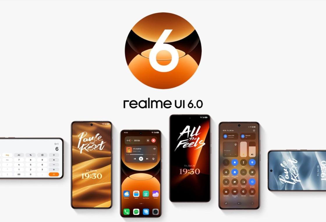 Pie de foto: realme UI 6.0 ya está disponible para las series GT 6 y 12 Pro Autor: realme