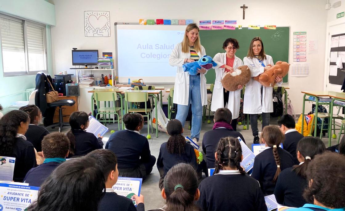 Vithas Aula Salud Colegios forma en hábitos saludables a más de 6.000 niños y adolescentes en solo seis meses