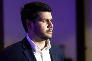 Fotografía del subdirector del Departamento de Desarrollo Económico y Comercio de Puerto Rico, Carlos Rios, en el marco del foro 'Turismo Educativo: Puerto Rico como destino académico, en San Juan (Puerto Rico). EFE/ Thais Llorca