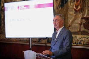 El presidente del Grupo de Ciudades Patrimonio y alcalde de Segovia, José Mazarías. EFE/NACHO VALVERDE/CEDIDA POR GRUPO DE CIUDADES PATRIMONIO/CRÉDITOOBLIGATORIO