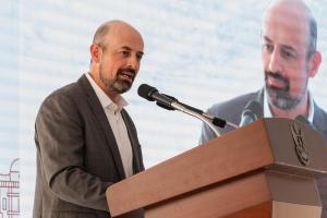 El director General para Mars Pet Nutrition en México, Miguel Ángel Fuertes, habla durante la celebración de los 30 años de la planta del fabricante mundial de alimentos para mascotas Mars este martes, en Querétaro (México). EFE/ Mars Pet Nutrition /SOLO USO EDITORIAL/ NO VENTAS/ SOLO DISPONIBLE PARA ILUSTRAR LA NOTICIA QUE ACOMPAÑA (CRÉDITO OBLIGATORIO)