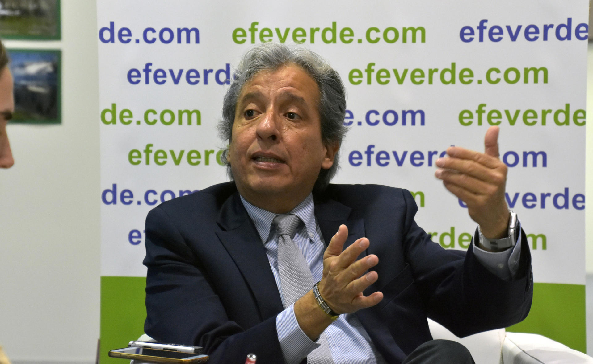 Pulgar-Vidal, uno de los arquitectos del Acuerdo de París, considera que las medidas del Gobierno del presidente de Estados Unidos, Donald Trump, son un fenómeno "coyuntural". EFE/Manuel Moncada/ARCHIVO.