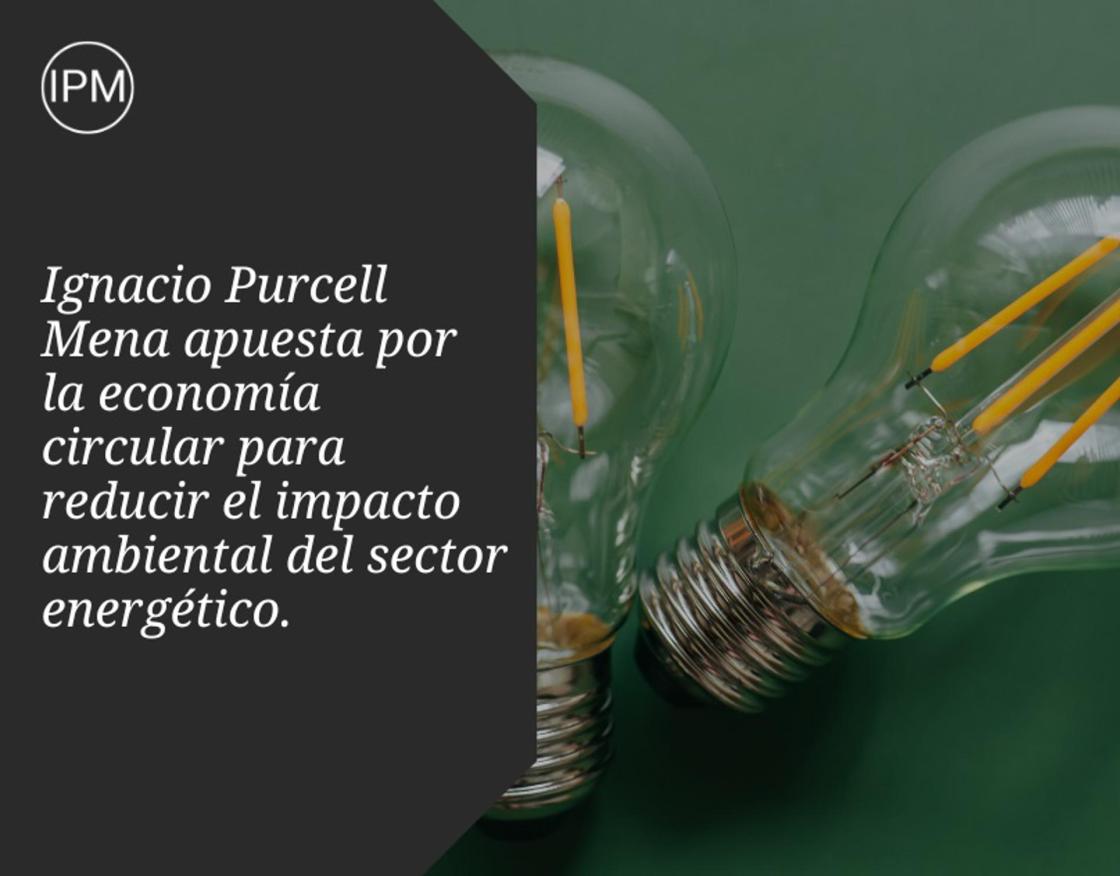 Ignacio Purcell Mena promueve la economía circular. Autor: Ignacio Purcell Mena