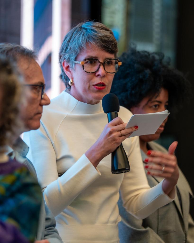 Photo courtesy of ApexBrasil, taken on an unspecified date, of Ana Paula Repezza, business director of the Brazilian Trade and Investment Promotion Agency (ApexBrasil), at Expo Osaka 2025 in Osaka, Japan. EFE/ Andri Magdych / ApexBrasil/ EDITORIAL USE ONLY/NOT FOR SALE/ONLY AVAILABLE TO ILLUSTRATE THE ACCOMPANYING NEWS ITEM (MANDATORY CREDIT)