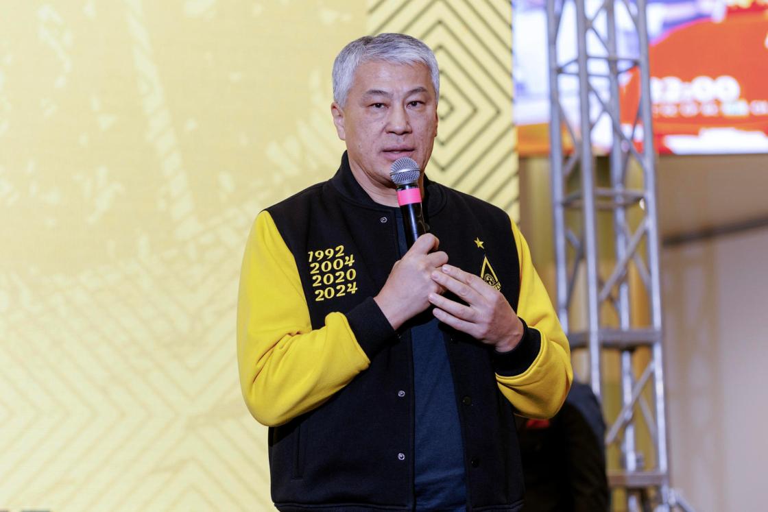 Kairat Boranbayev, president of FC Kairat Almaty, Real Madrid's next opponent in the Champions League, told EFE that next week's match between his club and Real Madrid will allow European soccer to peacefully expand its borders to Central Asia. EFE/FC Kairat Almaty/ EDITORIAL USE ONLY. NO SALES. ONLY AVAILABLE TO ILLUSTRATE THE ACCOMPANYING STORY (MANDATORY CREDIT).