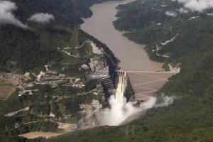 Fotografía de archivo del 16 de junio de 2022 que muestra la central eléctrica de Hidroituango en el departamento de Antioquia (Colombia). EFE/ Luis Eduardo Noriega A ARCHIVO