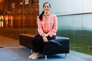 GRAFCAT2612. BARCELONA, 01/10/2025.- La ministra de Cultura de Panamá, Maruja Herrera, que ha participado esta semana en Barcelona en la conferencia de la UNESCO Mondiacult, durante la entrevista con EFE en la que asegura que "la cultura no es un lujo ni un accesorio, es un derecho humano". EFE/Quique García