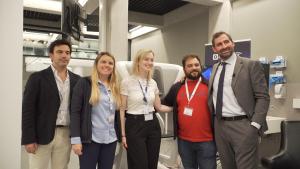 Un paciente del Hospital HM Sanchinarro en Madrid ha sido operado de un tumor en la próstata a través de la primera telecirugía robótica internacional entre España y un centro de la Unión Europea, en concreto la Orsi Academy de Gante (Bélgica). EFE 