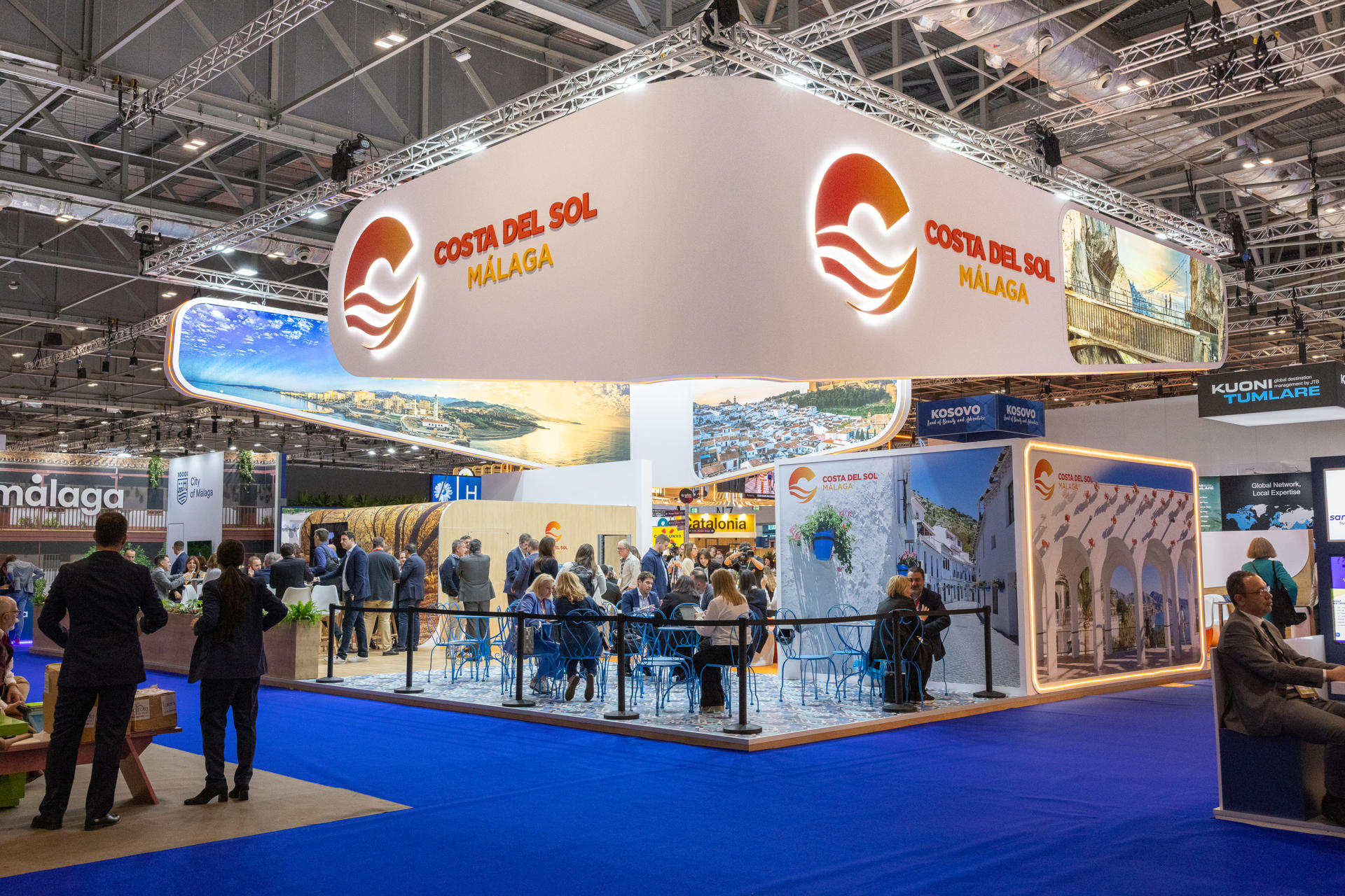 En la fotografía, el stand Turismo Costa del Sol en el marco de la a WTM de Londres.EFE/Betty Laura Zapata