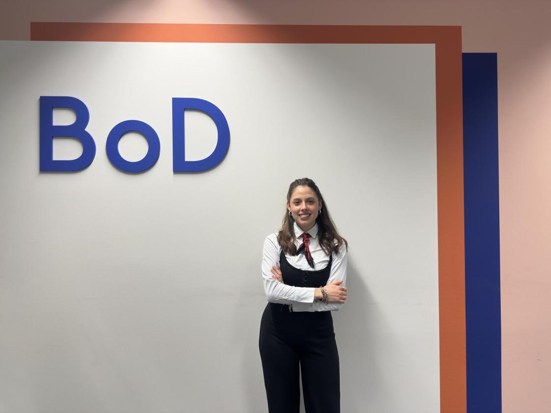 Photo of Beatriz Marín, representative of Books on Demand (BoD) in Spain.