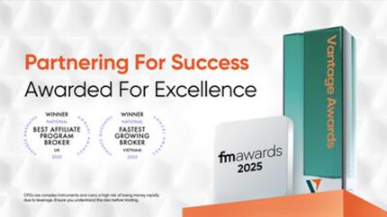 Vantage celebra dupla vitória no Finance Magnates Awards 2025 no Vietnã e no Reino Unido