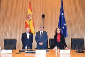 En la imagen, una de las mesas de la jornada organizada en el Congreso de los Diputados con motivo del Día Nacional de la Esclerosis Múltiple, que tendrá lugar el 18 de diciembre.