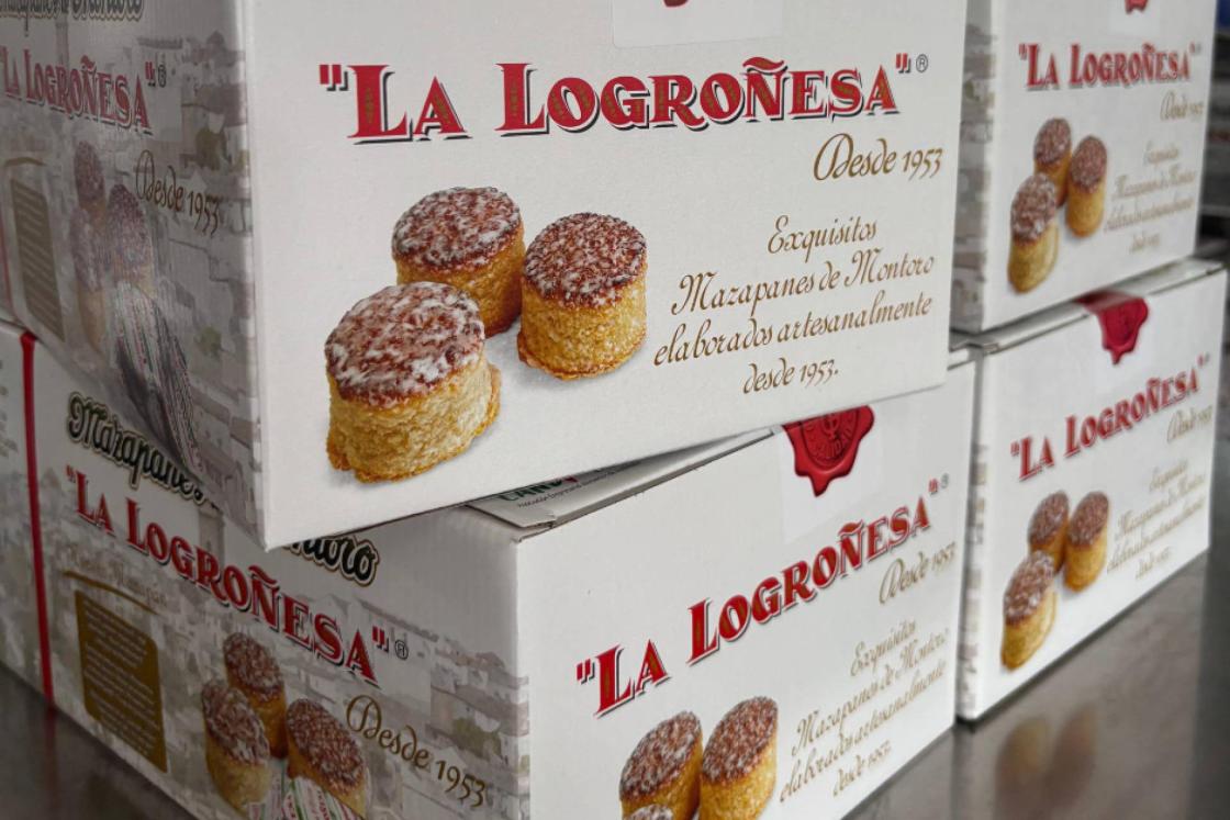 La Logroñesa recupera el sabor de la navidad con su Mazapán de Soto
