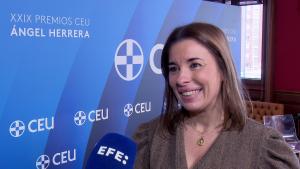 En la imagen, María José Jimeno, fundadora y directora de la Asociación Mamás en Acción, premiada en la categoría ‘Solidaridad, Cooperación al Desarrollo y Emprendimiento Social’.