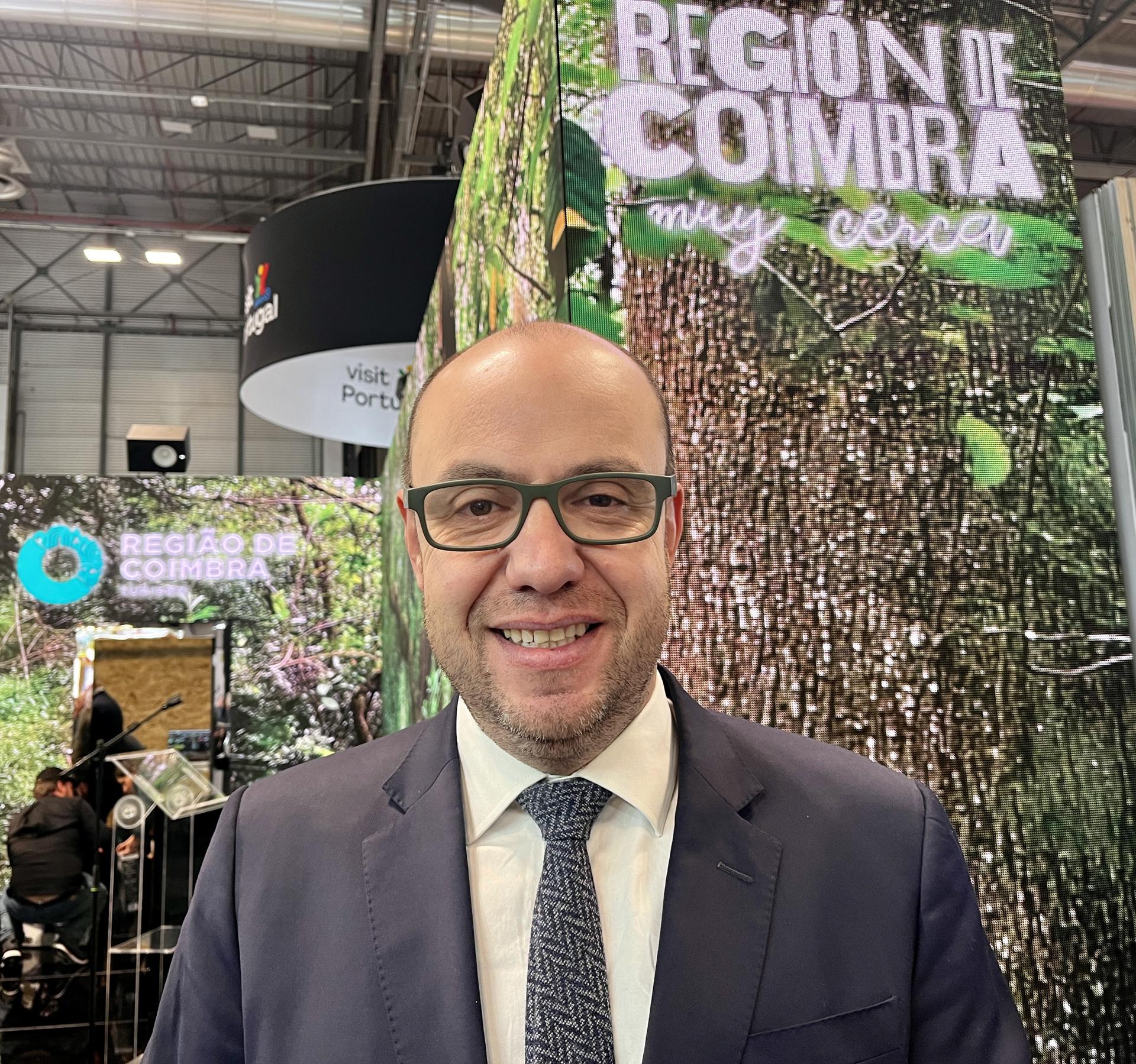 En la imagen, el secretario ejecutivo de la región de Coimbra, Jorge Brito.