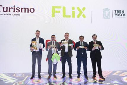 Flix anuncia nueva colaboración con Sectur y Tren Maya para impulsar la movilidad de turistas en México