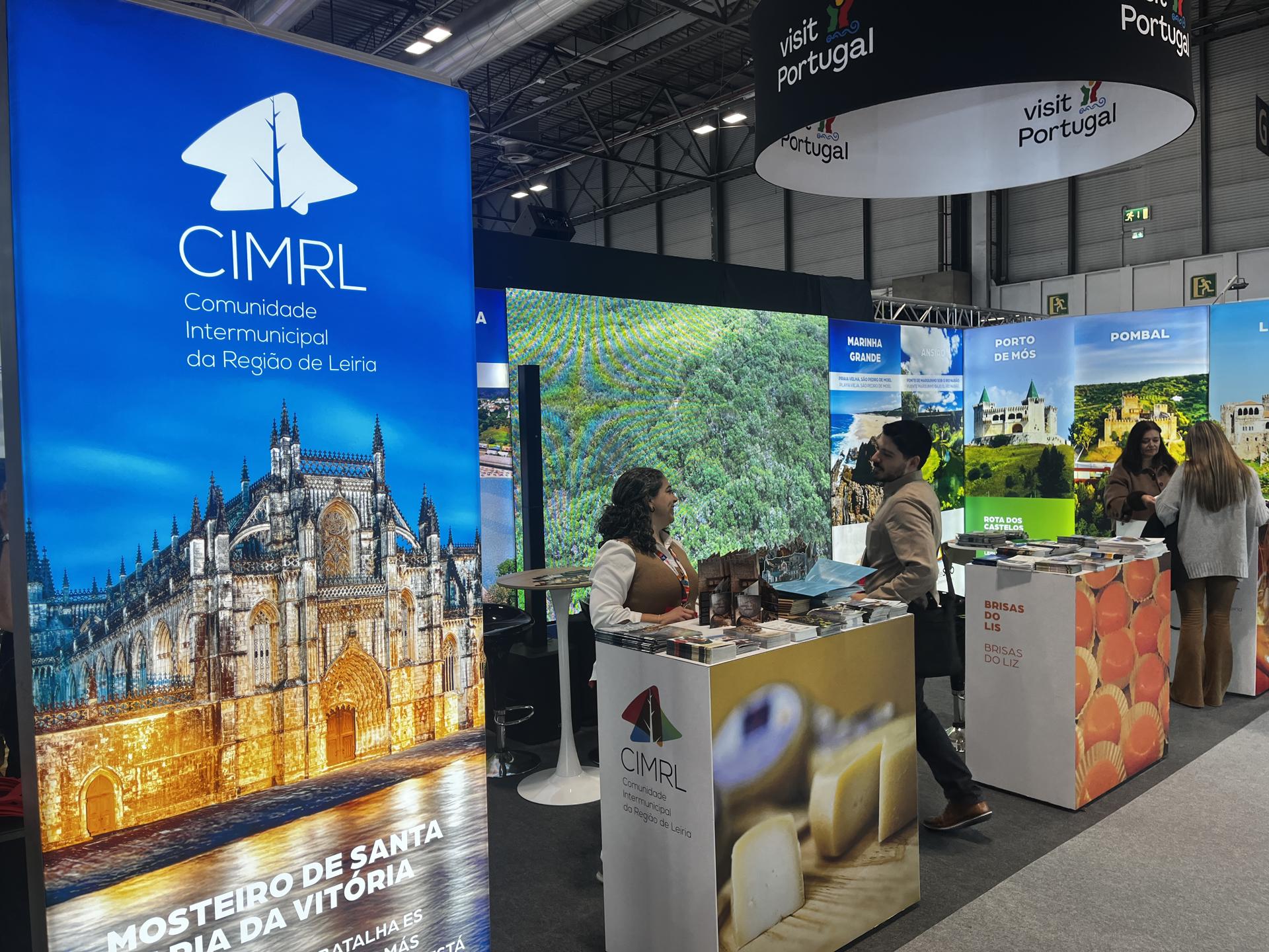 Estand de la región de Leiria en Fitur 2026. EFE/Carlos García