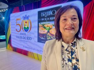 Regina Gouveia, concejal de Turismo de Covilhã, durante su participación en Fitur 2026. EFE/Carlos García