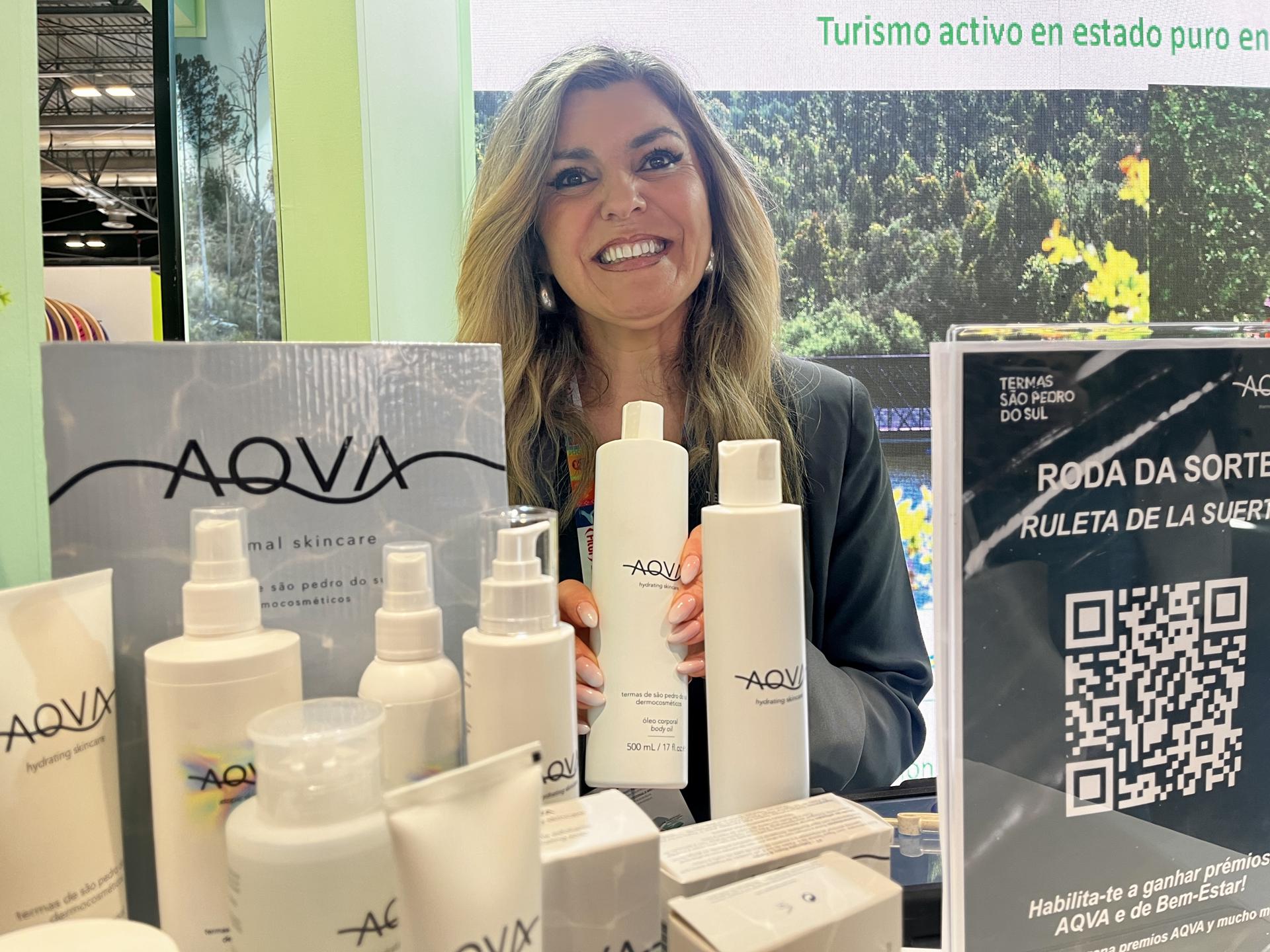 María Marques, portavoz en Fitur de las termas Sao Pedro do Sul. EFE/Carlos García