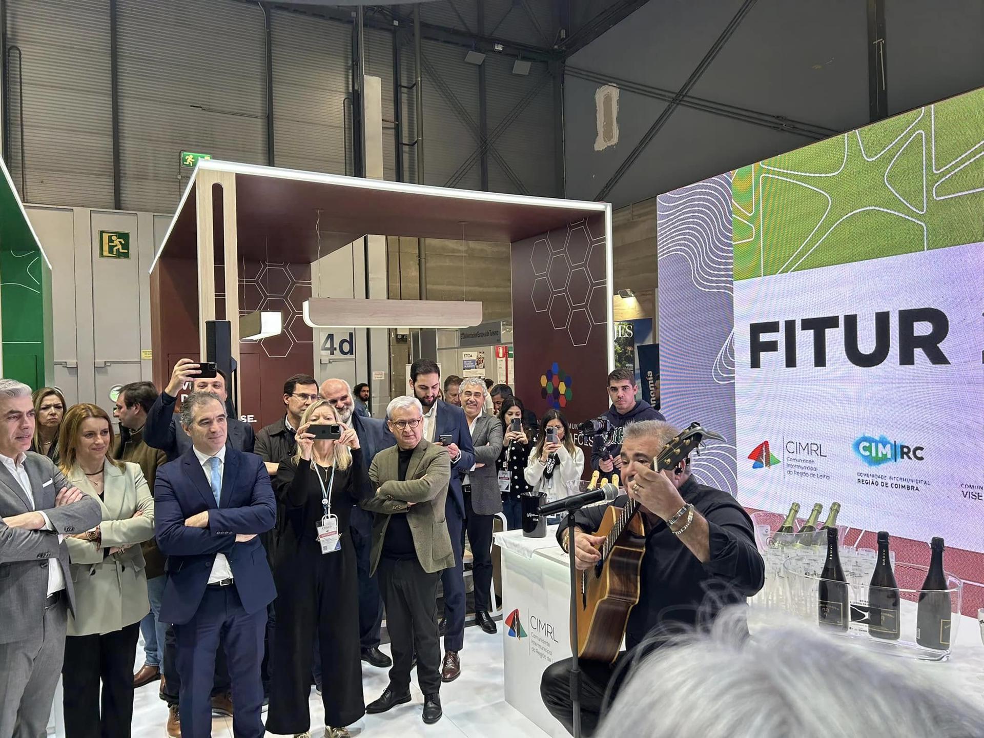 Stand de Leiria en la edición de FITUR 2025. Cedida por la región de Leiria