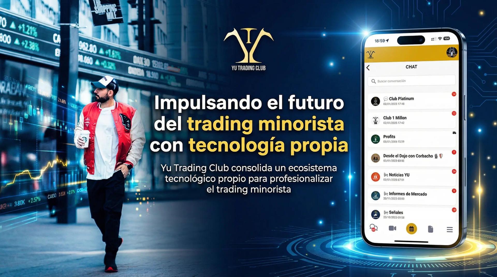 Pie de foto: Yu Trading Club impulsa el trading con tecnología propiaAutor: Yu trading Club