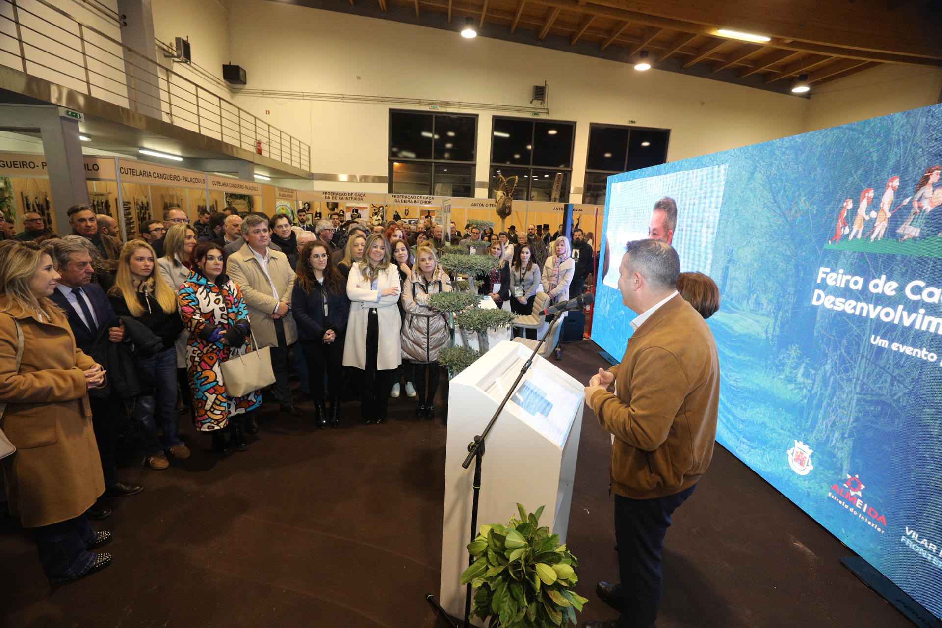 Feria de la Caza, Pesca y Desarrollo Rural celebrada en 2025 en Villar Formoso. Cred: Carlos García.