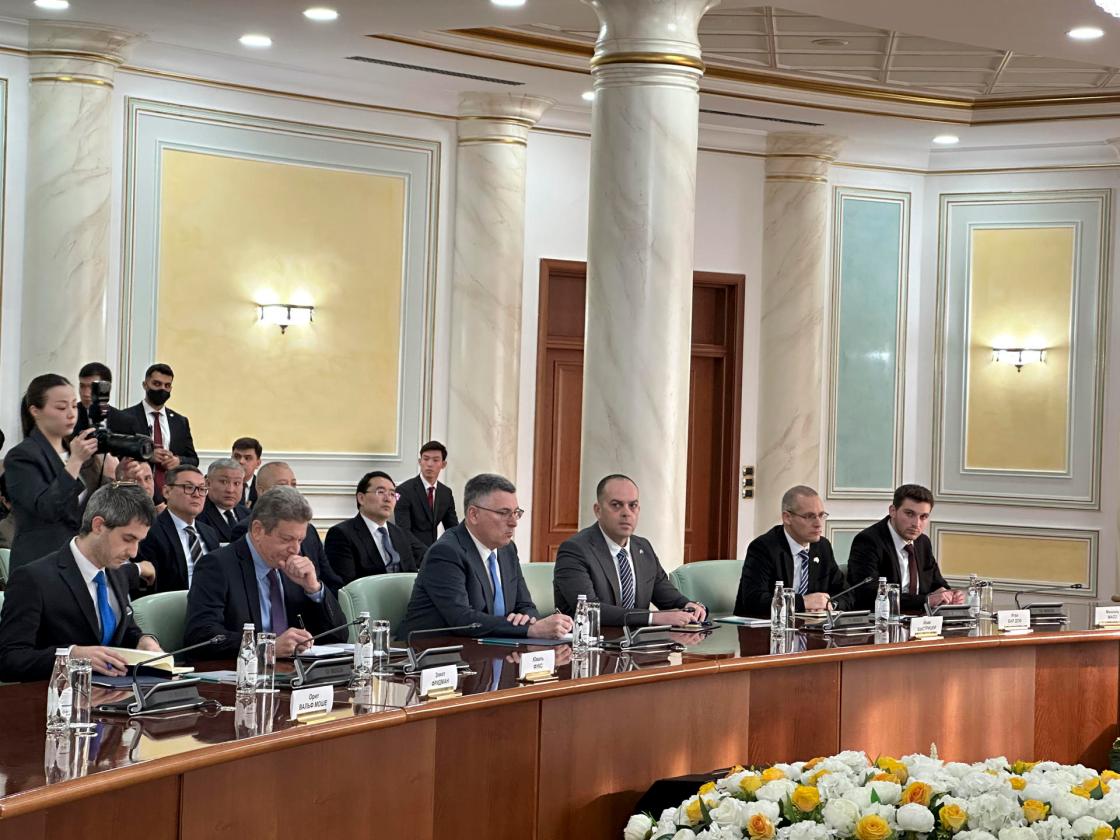 ASTANA (KAZAKHSTAN), Jan. 27, 2026.- Israel’s foreign minister, Gideon Saar, said Monday that Hamas must be disarmed and Gaza turned into a demilitarized zone, while backing U.S. President Donald Trump’s policy toward the Palestinian enclave. EFE/ Kulpash Konyrova