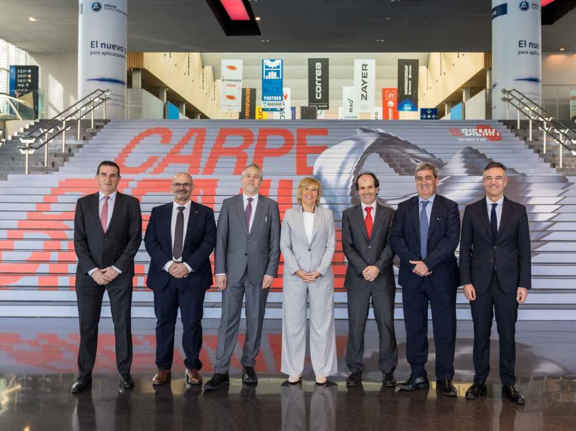 Presentación de la 33ª edición de la Bienal Internacional de Máquina-Herramienta (BIEMH), que abrirá el calendario ferial de la fabricación avanzada del 2 al 6 de marzo.