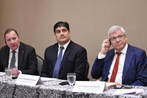 Una misión de exgobernantes del mundo expresó su preocupación por algunas situaciones relacionadas a las elecciones de segundo grado que se llevan a cabo en el país centroamericano este semestre para determinar la integración de órganos fundamentales para el sistema de justicia. EFE/ Alex Cruz