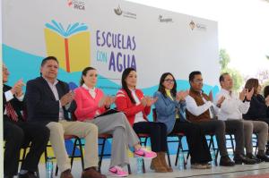 Grupo RICA y Fundación Coca-Cola México inauguran sistema de captación pluvial en Mineral de la Reforma. EFE/SOLO USO EDITORIAL