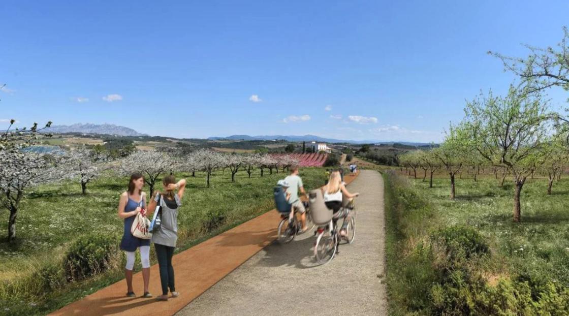 La Generalitat reconoce el Agroparc de Ametller Origen como Proyecto Estratégico. En la imagen la recreación del Agroparc Penedès facilitada por Ametller Origen. EFE/Ametller Origen/IMAGEN CEDIDA/CRÉDITO OBLIGATORIO