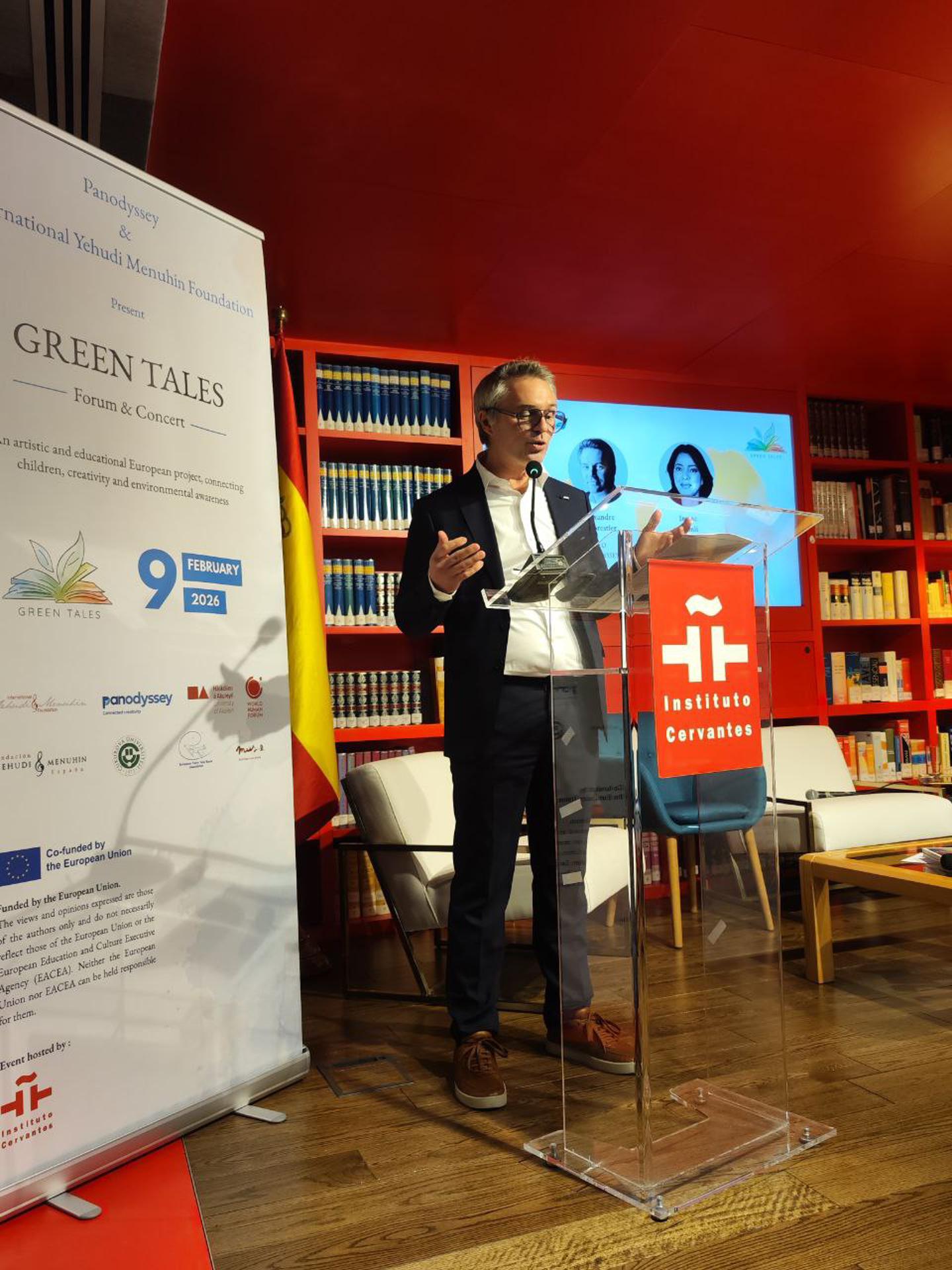 Panodyssey CEO Alexandre Leforestier said the network for writers, journalists and readers will from now on set aside a dedicated space for this type of text to show that the written song is a form of literature, that the lyricist is an author in their own right, and that these words deserve space, reading and recognition. EFE/HANDOUT/Yann Rigo/MANDATORY CREDIT