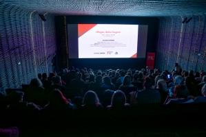Imagen de la proyección de la película polaca Dom Dobry, en Cineteca Madrid.