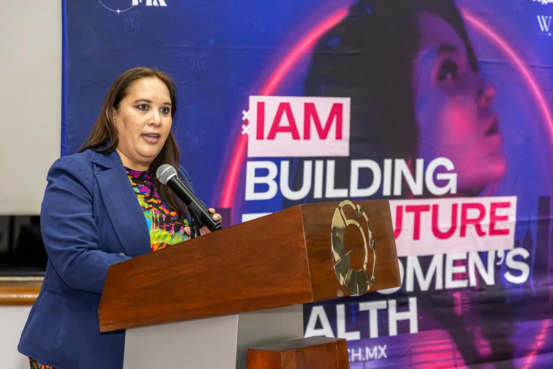 Jenny Jacinto, Presidenta Nacional de Mujeres Industriales CANACINTRA. SOLO USO EDITORIAL/ EFE