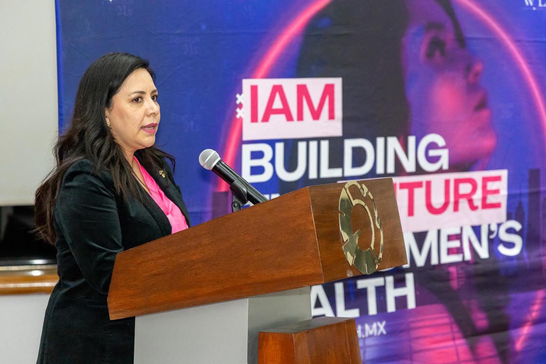 Marcela González, Vicepresidenta Nacional de Innovación CANACINTRA. SOLO USO EDITORIAL/ EFE 