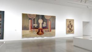 Tapices de la artista barcelonesa Aurèlia Muñoz, en una muestra que el Museo Reina Sofía de Madrid dedica a su trayectoria. EFE