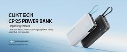 CUKTECH llega oficialmente a Amazon México para ampliar su oferta de carga portátil en el mercado local