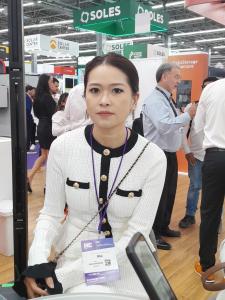 Alba Min Ye, CEO de Solis Latam posando durante la Expo RE+ en Guadalajara (México). EFE/ Solis Latam /SOLO USO EDITORIAL/ NO VENTAS/ SOLO DISPONIBLE PARA ILUSTRAR LA NOTICIA QUE ACOMPAÑA (CRÉDITO OBLIGATORIO)