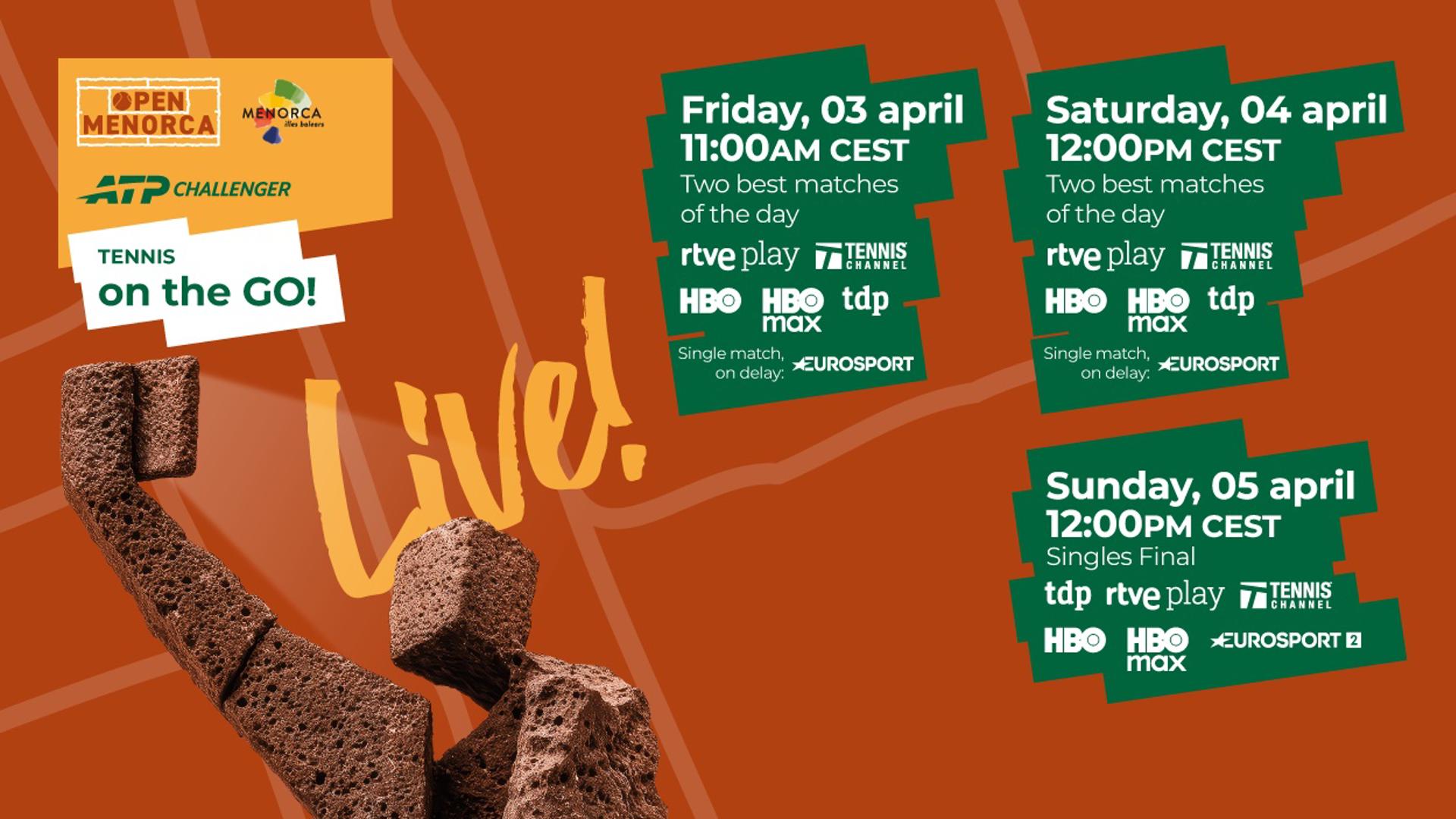 Pie de foto: Live StreamingAutor: Open Menorca