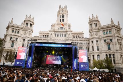 Más de 85.000 personas celebran con música en Madrid la Fiesta de la Resurrección
