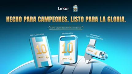 Trinta anos de inovação e a glória de um título: Lexar lança produtos em parceria com a AFA no Centro de Treinamento da seleção argentina
