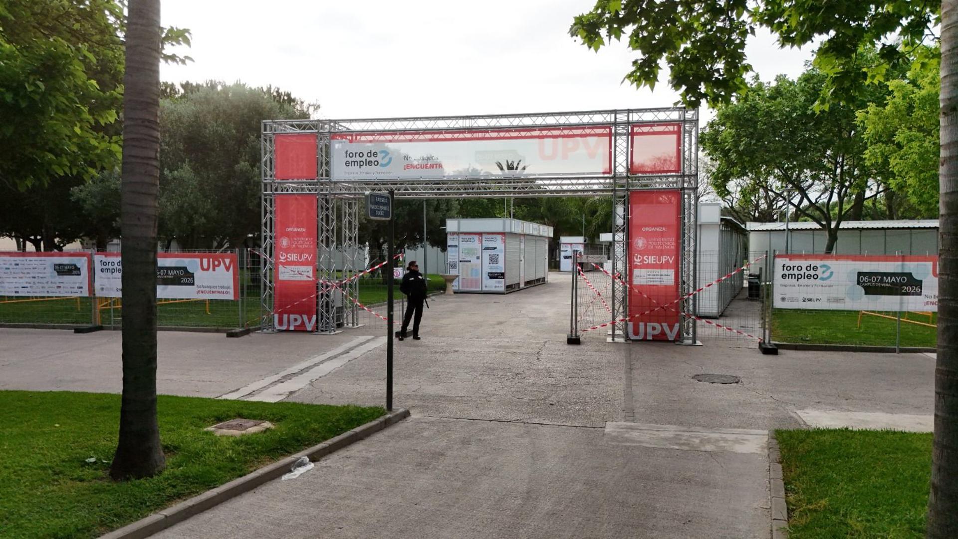 Pie de foto: Todo listo para la mayor Feria de Empleo universitario de EspañaAutor: UPV